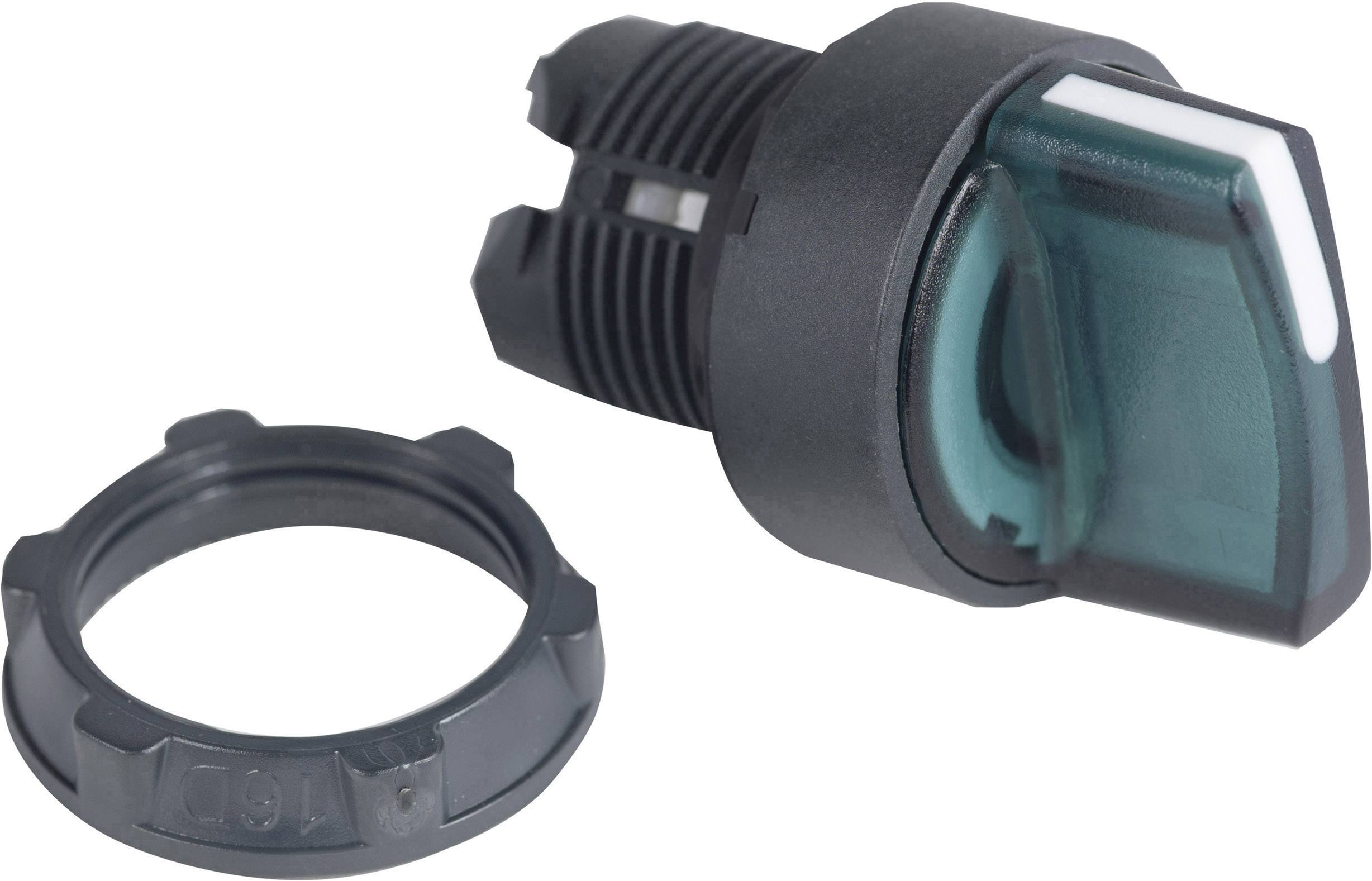 Schneider Electric ZB5AK1233 ZB5AK1233 Elemento frontale del selettore illuminato Interruttore rotativo 2 x 90 ° Sblocco a rotazione 1 pz.