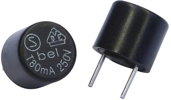 Belfuse MRT 100-BULK BEL Fuse Sicherung träge radial 100 mA Printzekering THT 100.0 mA 250.0 V Traag -T- 100 stuk(s) Tape on Full reel afbeelding