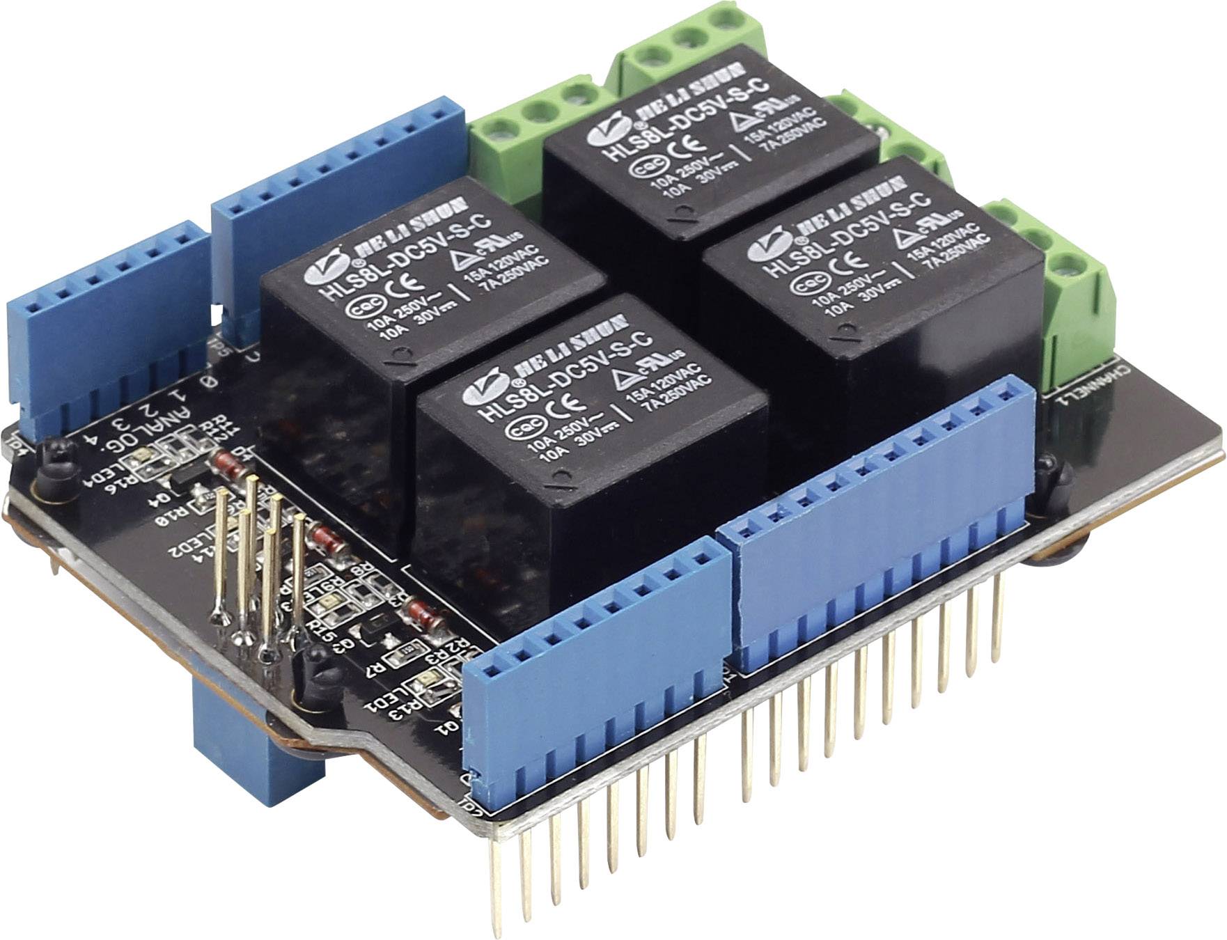 Seeed Studio Relay Shield v3.0 Shield Adatto per (kit di sviluppo): Arduino