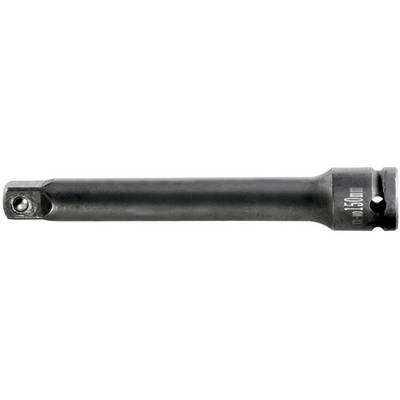 Čierna predlžovacia tyč na nástrčné kľúče s dĺžkou 150 mm.