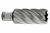Kovový vrták so skrutkovitými rezacími hranami, vhodný na opracovanie kovov a tvrdých materiálov.
