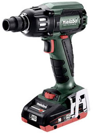 Metabo SSW 18 LTX 400 BL 602205800 Slagskruvdragare batteri 400 Nm 18 V Antal batterier som ingår 2 4 Ah LiHD