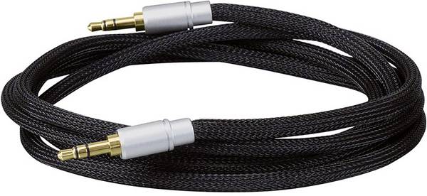 Dynavox 207382 audio prepojovací kábel [1x jack zástrčka 3,5 mm - 1x jack zástrčka 3,5 mm] 3.00 m čierna