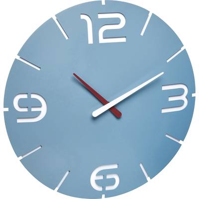 TFA Dostmann 60.3047.14 Quartz nástenné hodiny 35 cm x 3.5 cm  morská modrá 