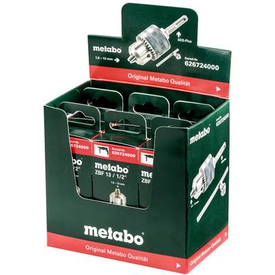 Obal produktu Metabo zobrazujúci skľučovadlo. Potlač "Originálna kvalita Metabo", obsahuje katalógové číslo 626724000.