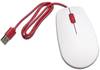 Raspberry Pi® Mouse optická myš, prenos USB, 3 tlačidlo, biela, červená