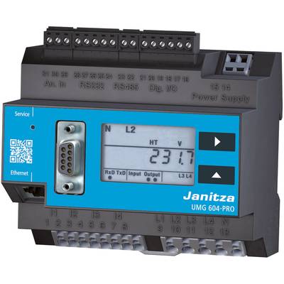 Janitza UMG 604-PRO 24 V analyzátor kvality napätia, Analyzátor kvality energie UMG 604-PRO, 5216222