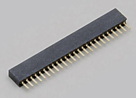 TRU COMPONENTS zásuvková lišta (štandardná) Počet riadkov: 1 Počet kontaktov v rade: 12 TC-2506273 1 ks