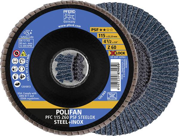 PFERD TOOLS 67666116  vejárovitý brúsny kotúč Priemer 115 mm   10 ks