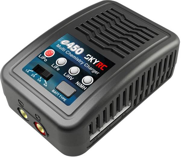 SKYRC e450 AC modelárska multifunkčná nabíjačka  4 A LiPolymer, LiFePO, LiHV, NiMH