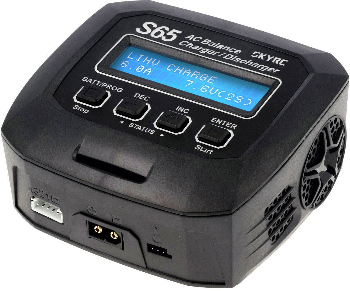 SKYRC S65 Multifunctionele modelbouwlader 6 A Li-poly, LiFePO, Li-ion, LiHV, NiMH, NiCd, Lood