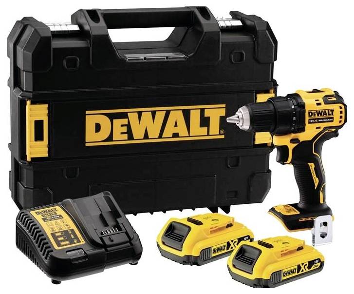 DEWALT DCD708D2T DCD708D2T-QW Borrskruvdragare batteri 18 V 2000 mAh Li-Ion