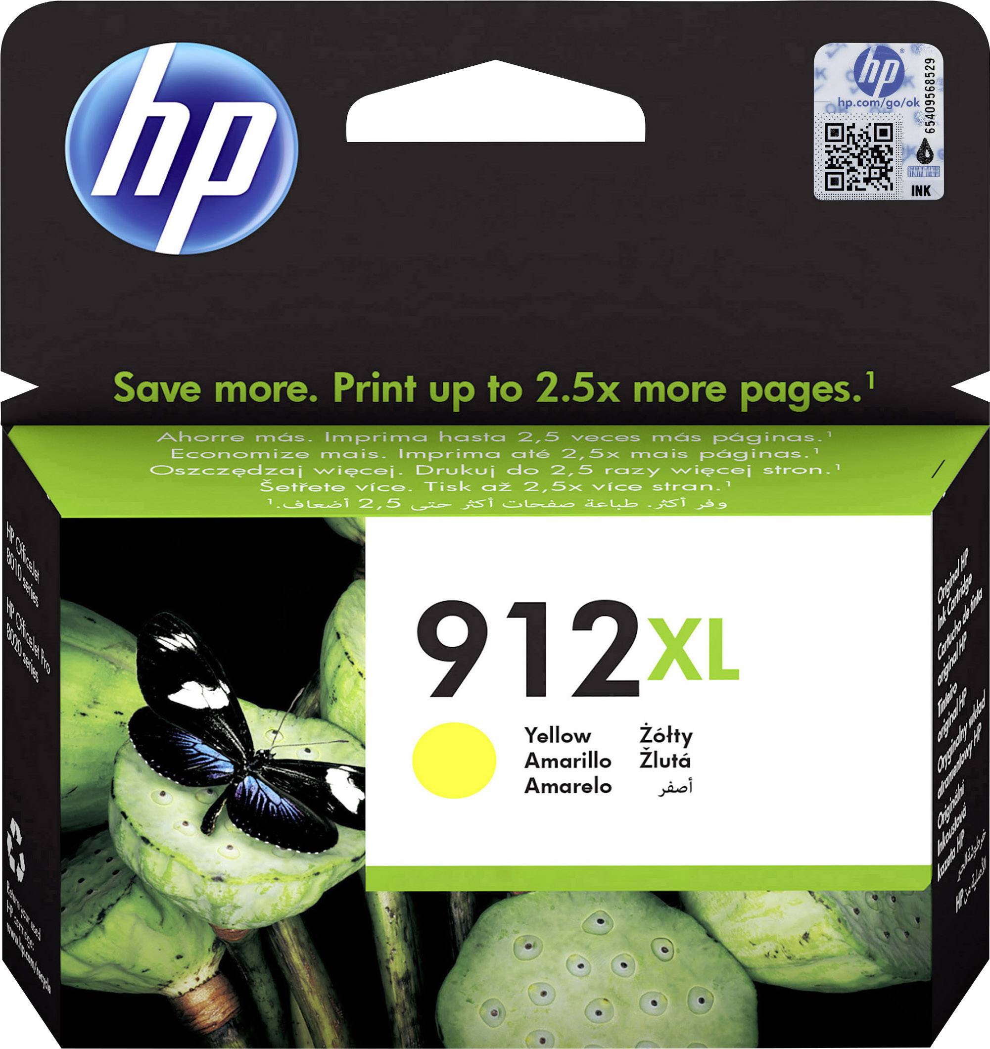 HP 912XL Cartuccia Originale Giallo 3YL83AE Inchiostro