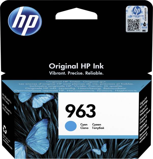 HP 963 Ink  originál zelenomodrá 3JA23AE atramenty