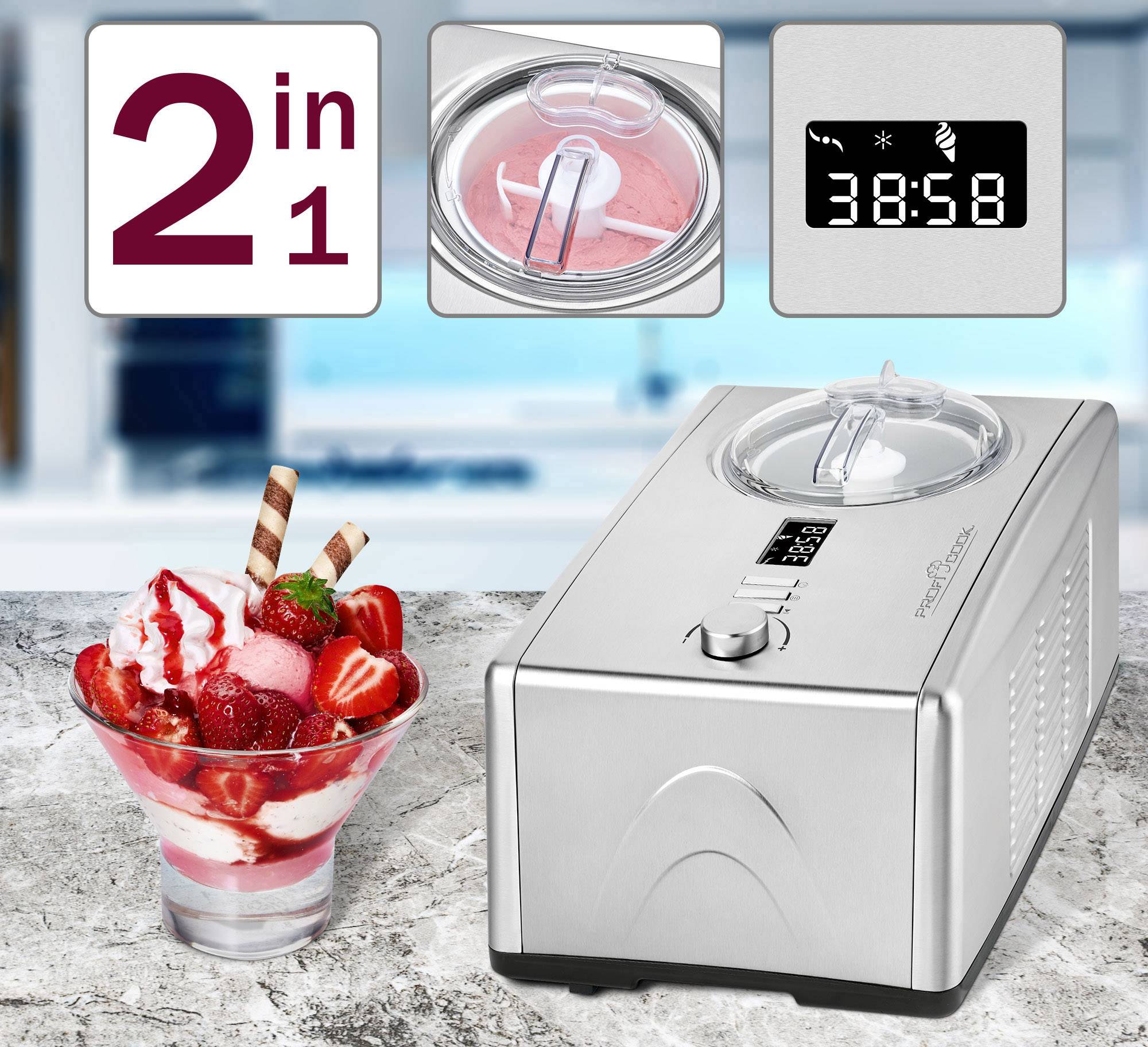 Profi Cook PC-ICM 1091 N zmrzlinovač 1.5 l-1