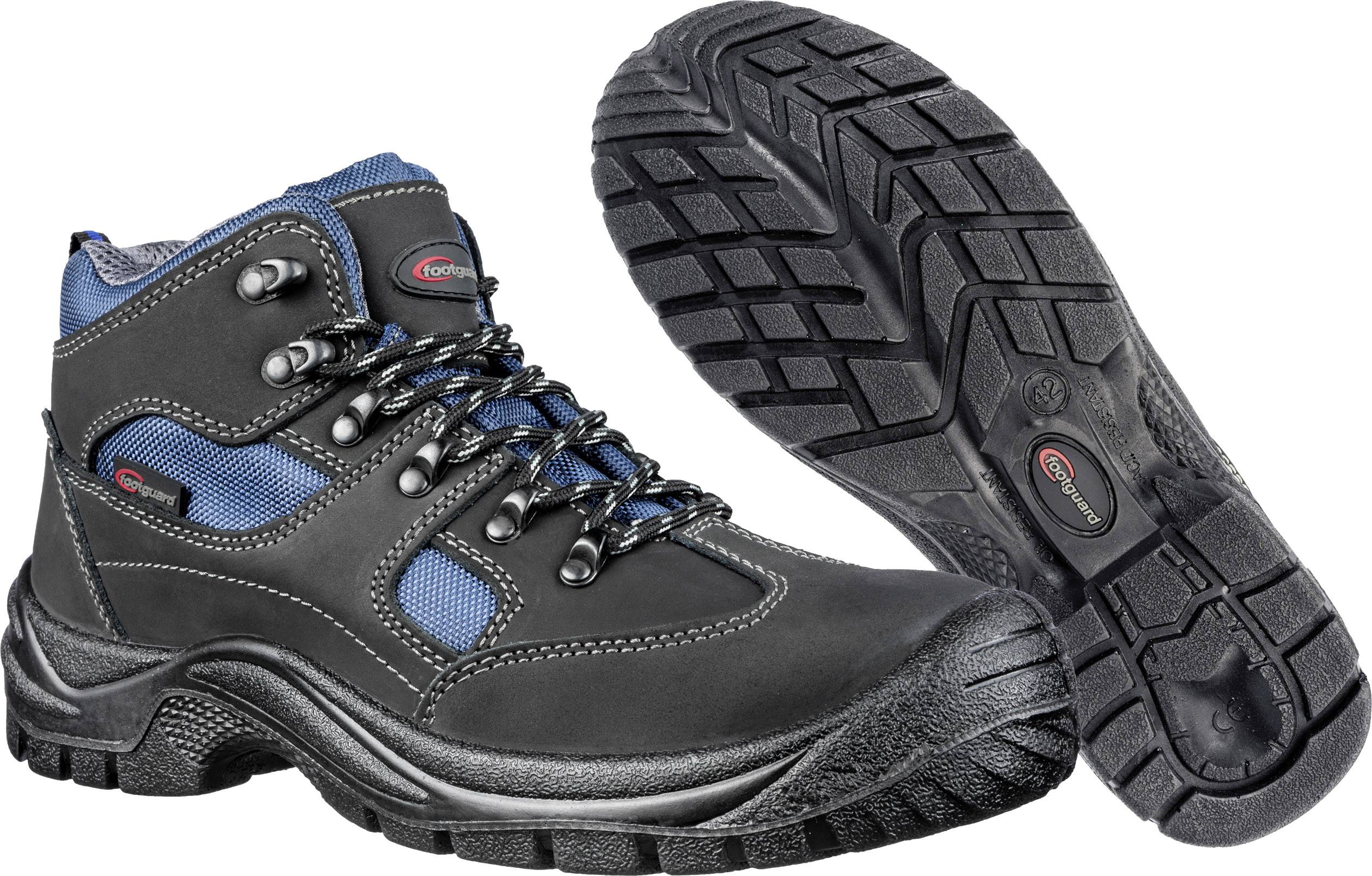 Footguard SAFE MID 631840-43 Säkerhetsstövlar S3 Skostorlek (EU): 43 Svart, Blå 1 st