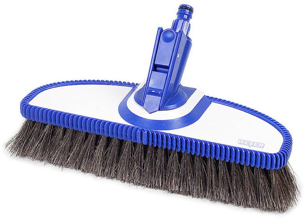 Weyer 706680 Ultra Soft Bürstenkopf 360 Grad drehbar und zusätzlich 2 integrierte Sprühdüsen Spazzola di lavaggio 1 pz. (L x L x A) 95 x 290 x 150 mm
