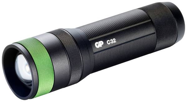 GP Discovery GPDISFLC32BK874 LED  vreckové svietidlo (baterka), na batérie, 300 lm, 15 h, 120.5 g