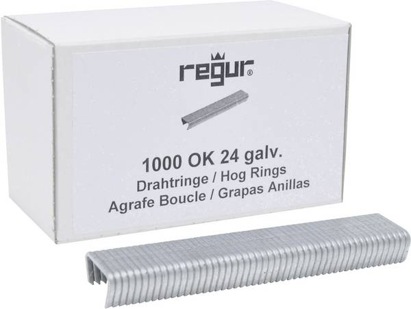 Regur OK 24 drôtených krúžkov pozinkovaných 1 ks Regur 60717 Rozmery (d x š) 10 mm x 100 mm