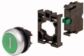Eaton 110937 M22-D-G-X1-K10-BVP Pulsante Anello frontale in plastica 1 pz.