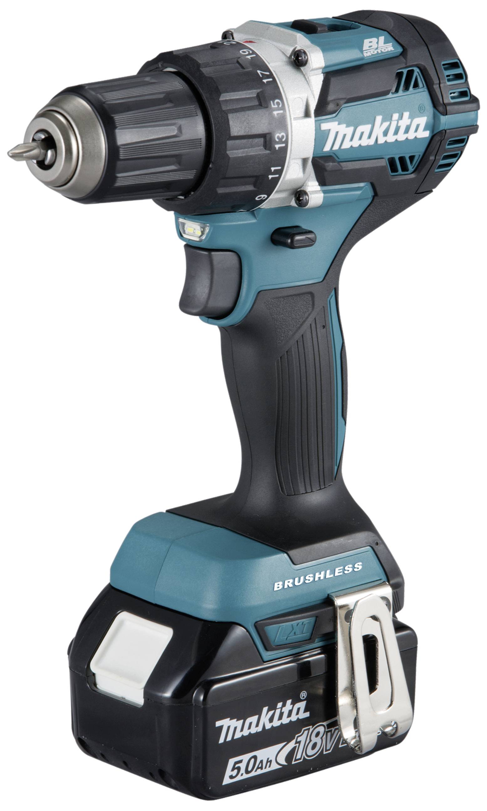 Makita DDF484RTJ DDF484RTJ Borrskruvdragare batteri 18 V 5 Ah Li-Ion inkl. 2x batterier, inkl. väska