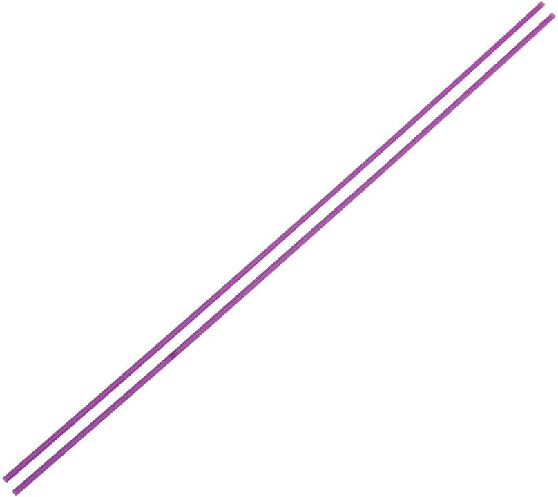 Dve paralelne prebiehajúce diagonálne ružové čiary na bielom pozadí.