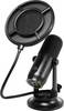 Thronmax M2P-BKIT stojan USB štúdiový mikrofón Druh prenosu:káblový podstavec, vr. kábla, vr. svorky, vr. tašky, vr. ochrany proti vetru