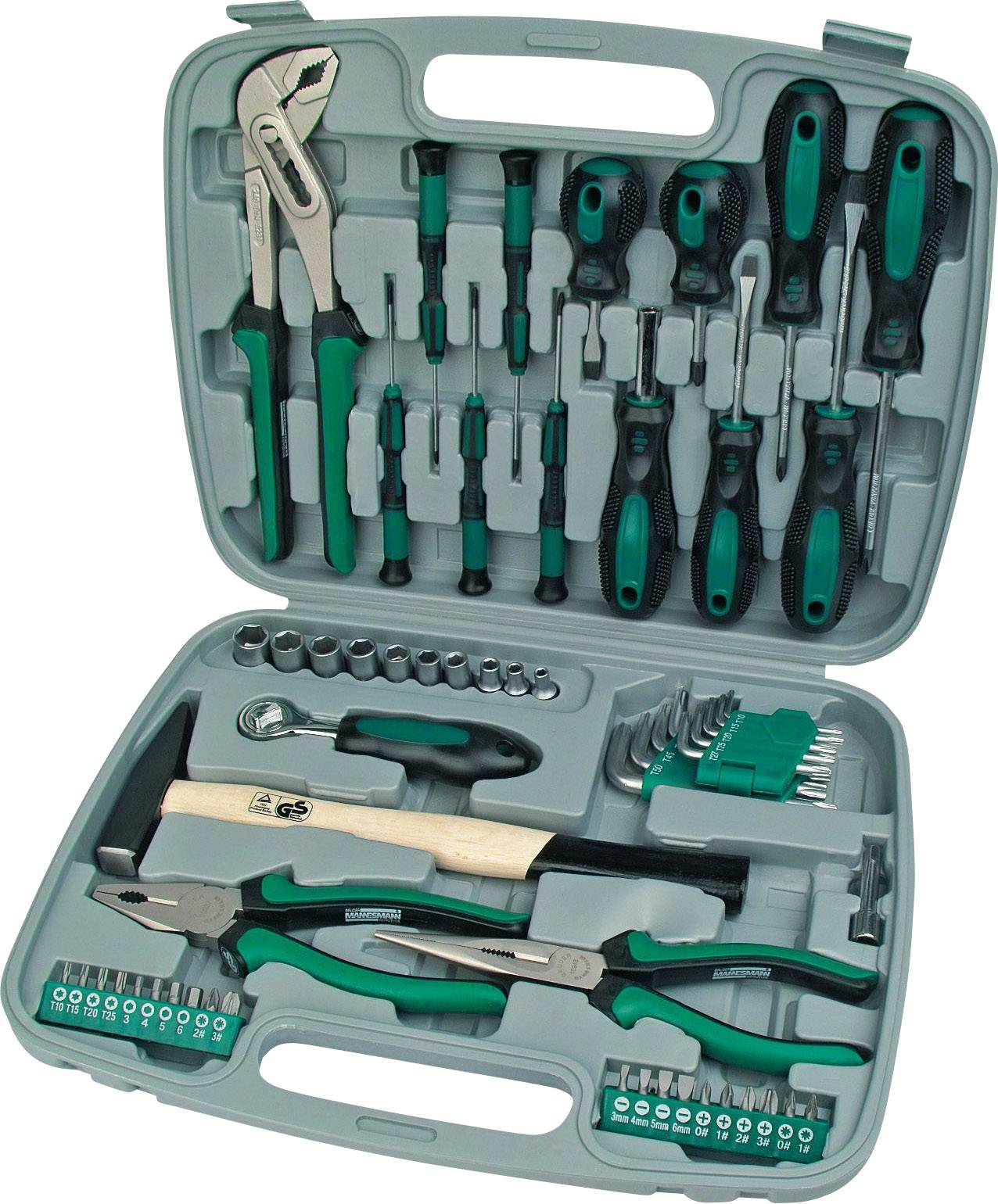 Brüder Mannesmann M29057 Verktygsväska med utrustning 57 delar