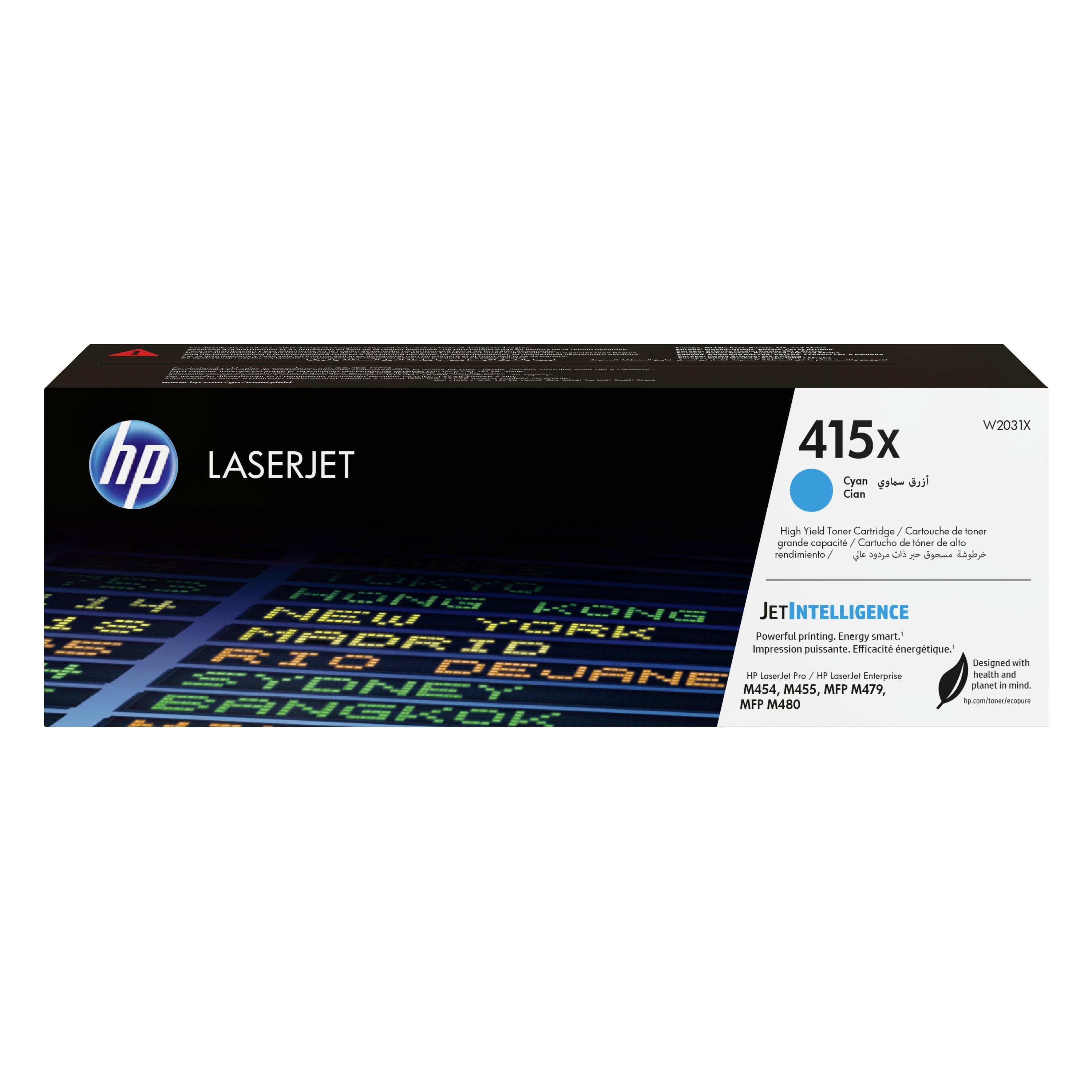 HP 415X náplň do tlačiarne originál zelenomodrá Maximálny rozsah stárnek 6000 Seiten