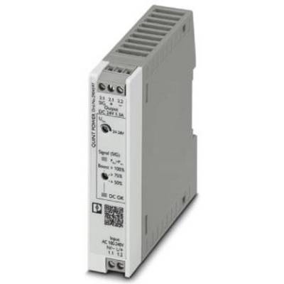 Šedé, obdĺžnikové elektronické zariadenie s viacerými prípojkami a nápismi, pravdepodobne priemyselný komponent.