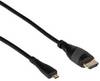 Joy-it K-1481 HDMI kábel Raspberry Pi® [1x HDMI zástrčka - 1x HDMI zástrčka D Micro] 1.80 m čierna