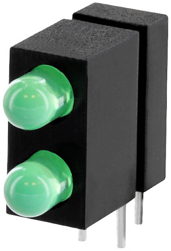 Vossloh Schwabe WU-B-D-3102-3200-2 LED modul zelená 3 mm 15 mcd Bulk