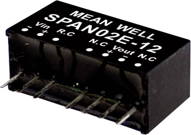 MEAN WELL SPAN02B-05 Modulo convertitore DC / DC 400 mA 2 W Num. uscite: 1 x Contenuto 1 pz.
