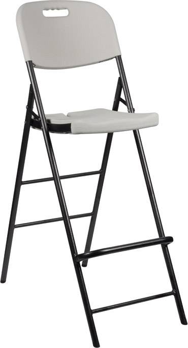 Perel bar stool polyetylén, ocel biela