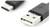 Detailný pohľad na dva USB káble: vľavo USB-C a vpravo USB-A. Sú čierno-strieborné a vhodné na prenos dát alebo nabíjanie.