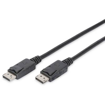 Digitus DisplayPort prepojovací kábel Konektor DisplayPort, Konektor DisplayPort 3.00 m čierna DB-340100-030-S pozlátené