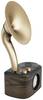 Sangean WR-45X Gold A500435 stolný rádio, FM, AUX, Bluetooth, možné znovu nabíjať, čierna, zlatá