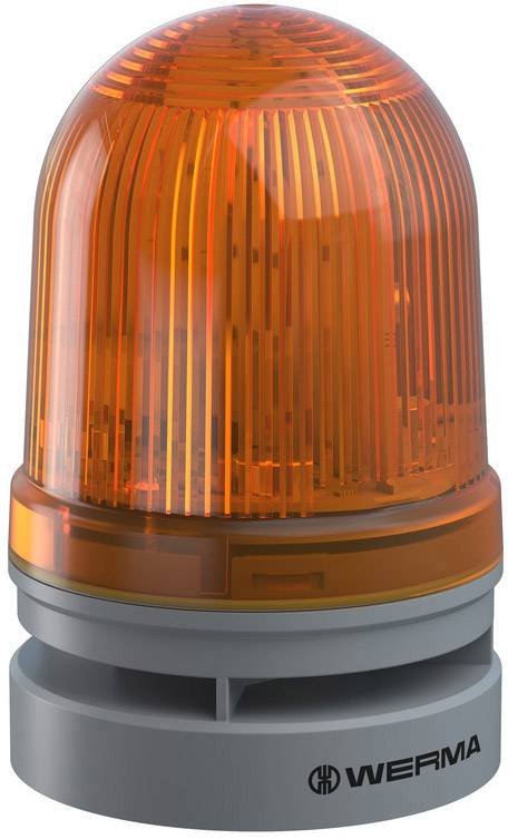 Werma Signaltechnik Segnalatore luminoso Midi TwinFLASH Combi 12/24VAC/DC YE 461.320.70 Giallo 12 V/DC 110 dB
