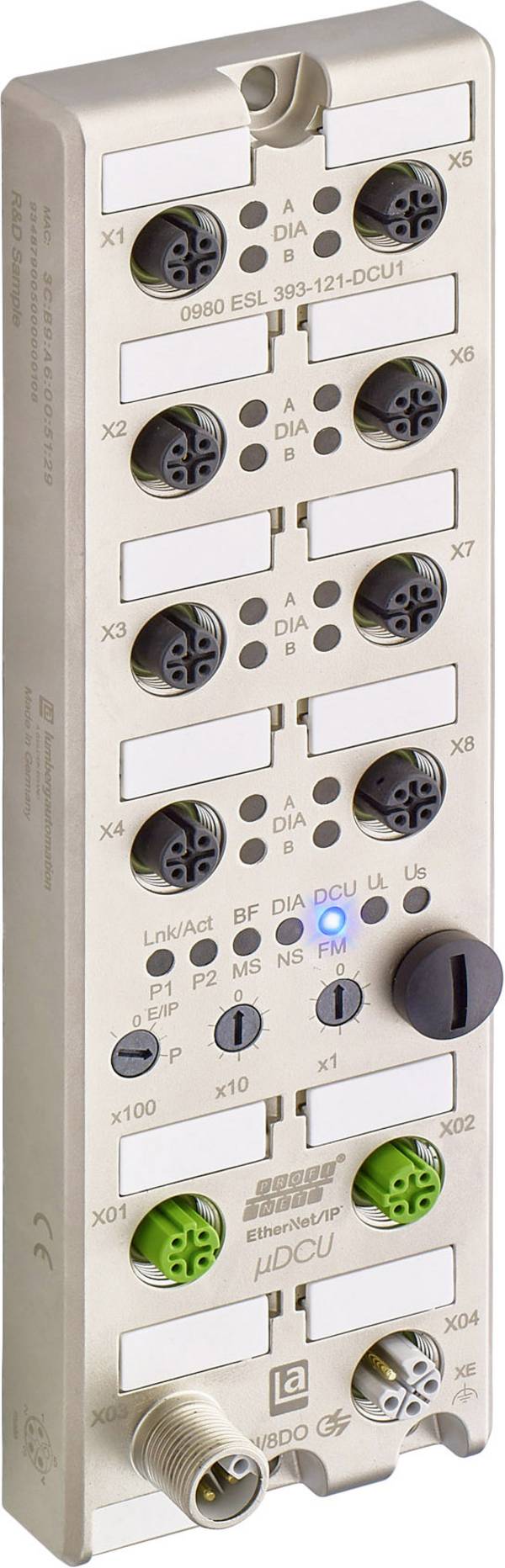 Lumberg Automation 0980 ESL 393-121-DCU1 934 879-005 aktívny box senzor / aktor EtherNet / IP ™ 1 ks