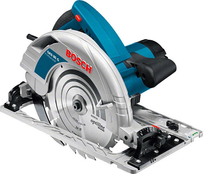 Bosch Professional Handkreissäge GKS 85 G 2200W Sägeblatt 235mm Cirkelsåg 235 mm 2200 W