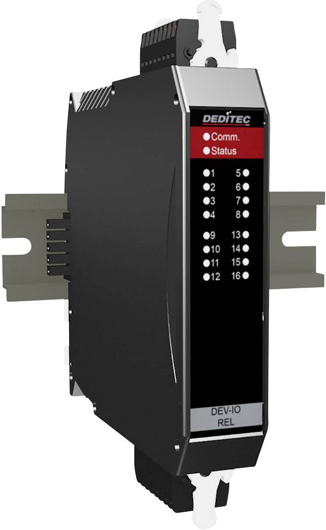 Deditec NET-DEV-REL16_3A NET-DEV-REL16_3A Uitgangsmodule Aantal digitale uitgangen: 16 Aantal digitale ingangen: 0 Aantal relaisuitgangen: 16 Aantal analoge afbeelding