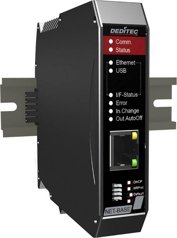 Deditec NET-CPU-BASE multifunkčný modul USB, Ethernet, vstupy Počet vstupov: 0 x, výstupy Počet výstupov: 0 x, 7 V, 24 V