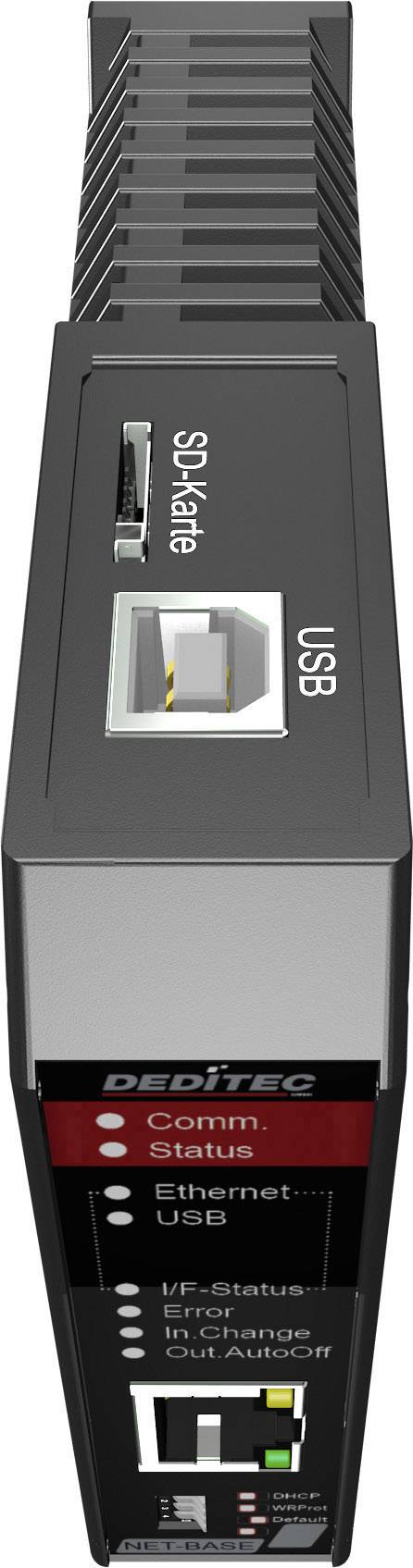 Deditec NET-CPU-BASE multifunkčný modul USB, Ethernet, vstupy Počet vstupov: 0 x, výstupy Počet výstupov: 0 x, 7 V, 24 V-4
