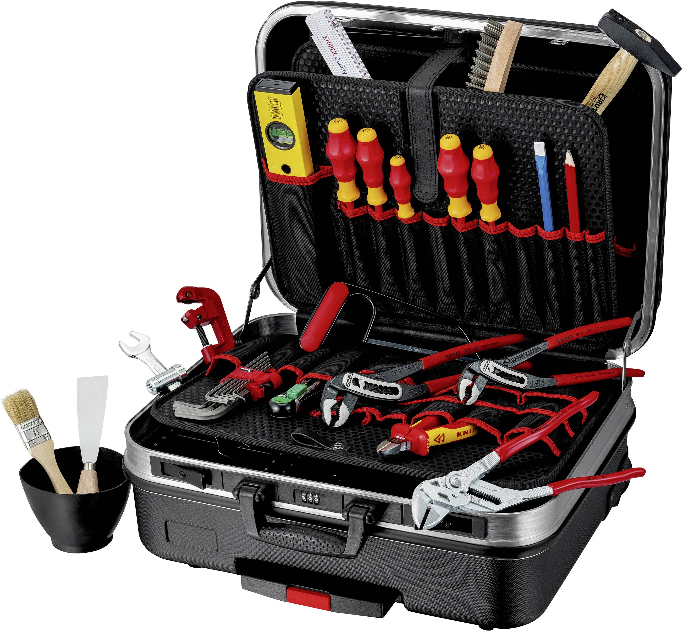 Knipex BIG Basic Move Sanitär 00 21 06 HK S Verktygsväska med utrustning (L x B) 520 mm x 264 mm