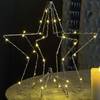 Hellum 522624 LED vianočné hviezda teplá biela LED strieborná s 3D efektom, časomerač, na postavenie alebo zavesenie