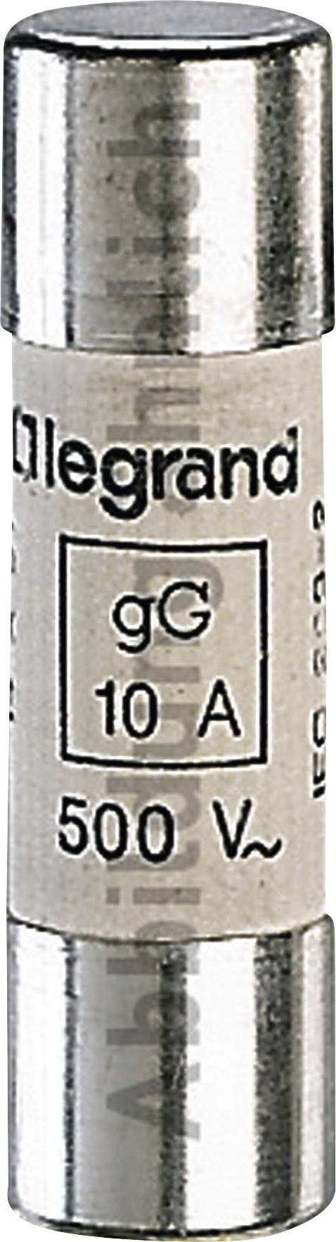 Legrand 014108 valcová poistka s mechanickým ukazovateľom zaistenia 8 A 500 V/AC 10 ks