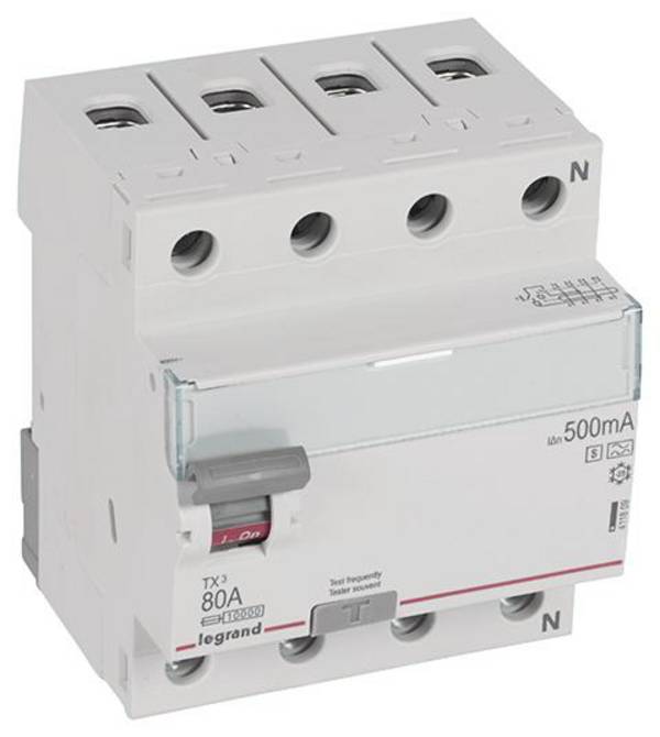 Legrand 411809 411809 prúdový chránič A 80 A 400 V
