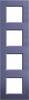 Legrand rám Living & Light Club LNA4802M4CB