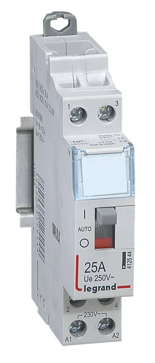 Legrand Legrand 412544 Contattore dinstallazione 2 NA 230 W 230 V 25 A 1 pz.