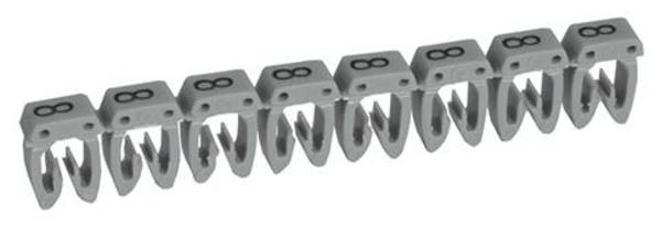 Legrand Legrand 038218 označovací klip na káble Odtlačok (Káblový značkovač) 8 Rozsah vonkajšieho priemeru 2 do 3.20 mm 038218